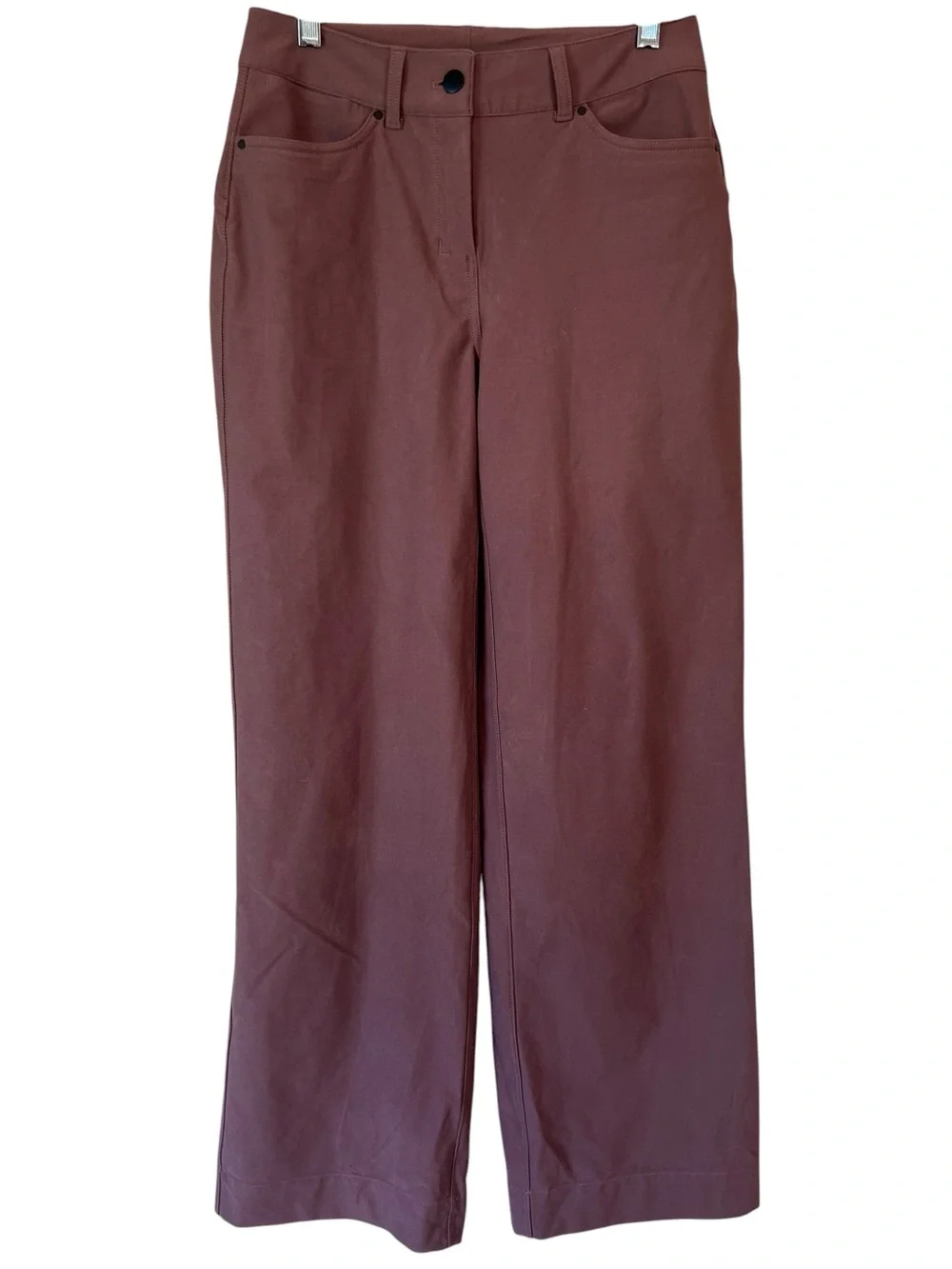 Lululemon City Sleek 5 Pocket Wide-Leg High-Rise Pant Utilitech Roasted Brown